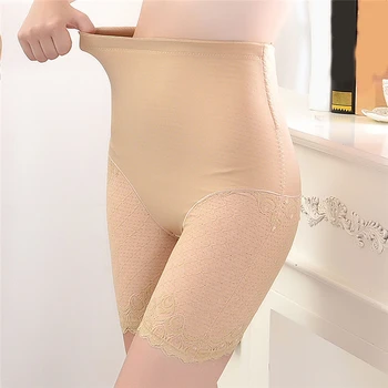 Femei Plus Dimensiune Pantaloni De Siguranță Moale Și Confortabil De Nailon Cu Material De Bumbac Boxeri Cu Dantelă Chilotei 2021 Noi