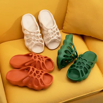Mo Dou 2021 Noi de Iarna Papuci pentru Barbati Femei Slide-uri de Design Boylish Pantofi de Plaja Unisex Schelet Stradă Rece Sandale de Mari Dimensiuni