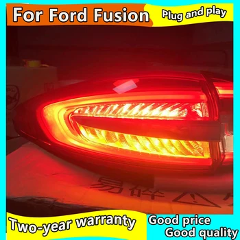 Auto Styling Coada de Lumină Caz Pentru Ford Fusion Stopuri 2017-2019 Mondeo CONDUS Lampă spate Lampă Spate DRL+Frana+Parcare+lumina de Semnalizare