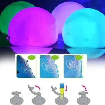 Piscină Jucărie Strălucitoare Minge Gonflabile LED-uri Stralucitoare Minge de Plajă de Apă Echipamente de Joacă de Divertisment 40CM