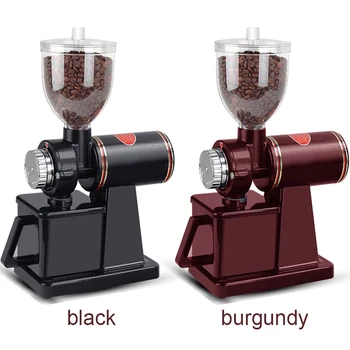 Electric negru/ rosu culoare cafea bean mașină de rectificat burr mill rasnita de 220V/ 110V