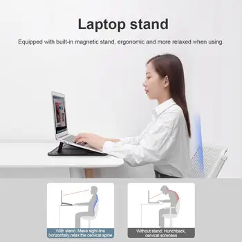 Nillkin Versatil Laptop Sleeve Pentru Macbook 13 16 Pro Air Moda Unghi Reglabil Suport De Protecție Afaceri Tesatura Geanta De Laptop