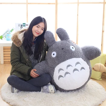 2020 Nou Totoro Jucării De Pluș Moale Umplute De Animale Desene Animate Perna Drăguț Pisică Grasă Chinchilla Copii Ziua De Nastere Cadou De Crăciun
