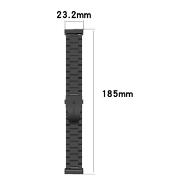 Universal de Înlocuire Metalice din Otel Inoxidabil Curea Ceas Trupa pentru a -Fitbit-Versa 3 / Sens Smartwatch-Bratara Barbati Femei