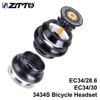 ZTTO 3434S MTB Biciclete Road Biciclete Cască 34mm EC34 CNC 1 1/8 28.6 Direct Tub furca Interne 34 Convenționale setul cu Cască Threadless
