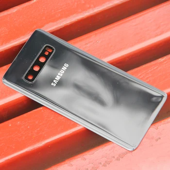 SAMSUNG Original, Capac Spate Locuințe Caz Pentru Samsung GALAXY S10 SM-G9730 X S10 Plus S10Plus SM-G9750 Baterie Spate Usa cu Instrumentul de