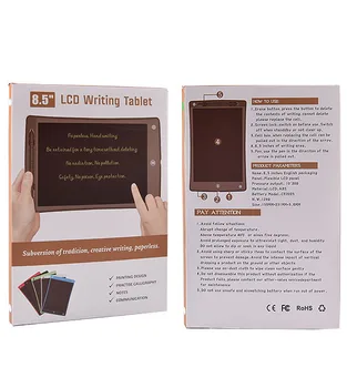 De Vânzare fierbinte Clasic 8.5 Inch LCD Scris Tablete pentru Copii Desen Scris Negru/Rosu/Albastru, Trei Culori, Curat, cu Blocare pentru Cadou