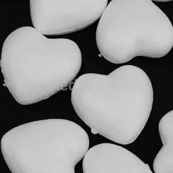 100buc Forma de Inima Spuma de Polistiren Bile pentru Nunta de Decorare Crăciun Artizanat Arta de Modelare 8cm