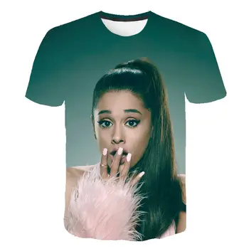 În 2020, cele mai Noi Cool Bărbați Femei de Imprimare 3D Populare Ariana Grande Tricou de Vară de Moda Casual, Hip-Hop tricouri Streetwear Topuri Tricouri