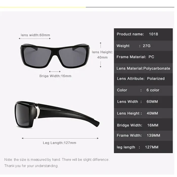 Timp Keeper 2021 Moda ochelari de Soare Polarizat Pătrat Oglindă Ochelari de Soare Vintage sex Masculin de Conducere Protecție UV400 Ochelari de protecție pentru Șofer