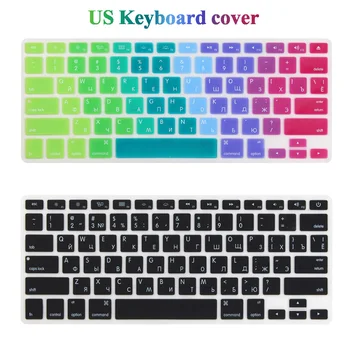 Rus NE Introduce alfabetul Capac Tastatură Autocolante Protector pentru MacBook Air 13.3 Mac Book Air13 inch A1466 A1369