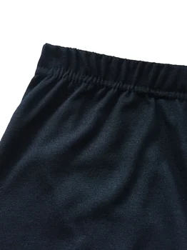 Casual Bumbac Lungimea Jambiere pentru Femei Tricotate Pantaloni Elastic Culoare Solidă la Mijlocul Talie jambiere de iarnă Glezna-Lungime
