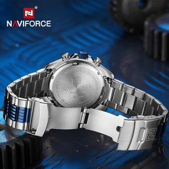 NAVIFORCE Luxury Mens Ceasuri de Moda Militare Cuarț Ceas din Oțel Inoxidabil rezistent la apa Creative Ceas Om Relogio Masculino