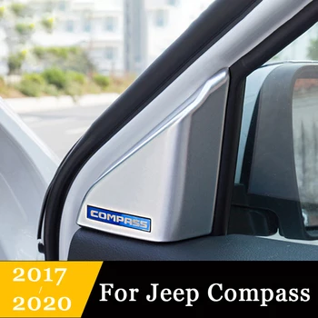 Pentru Jeep Compass 2017 -2019 2020 Interior Un Stâlp de Fereastră Post de Boxe Triangle Acopere Garnitura Garnitura Ramă de Turnare accesorii