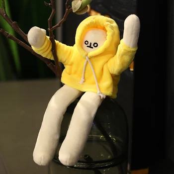 40cm Păpuși, Jucării de Pluș Banana Om Păpuși Galben Coreea de Populare a Potoli setea Păpuși Cadouri de Ziua de nastere pentru Copii Banana Om
