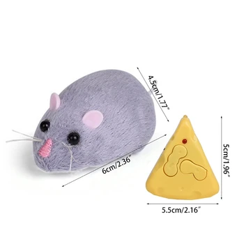 Telecomanda Wireless bate joc de Fals Rat Mouse-ul Soareci RC Glumă Glumă Înfricoșător Truc Jucărie Y4UD