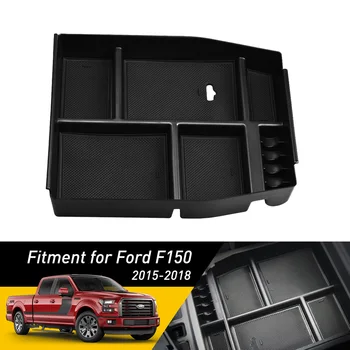 Masina Consola Centrala Cotiera Cutie Depozitare Tavă Organizator Pentru Ford F150 F-150 2018 2017 2016 Accesorii De Interior