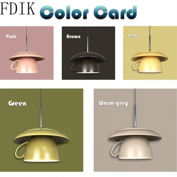 Nordic Culoare Solidă Ceramice Pandantiv Lumini Moderne Singur Cap Lampă de Agățat pentru Casa Dormitor Cafea Interior Loft Decor Iluminat G4