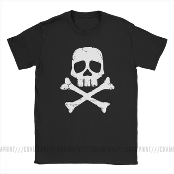 Oamenii Captain Harlock lui Jolly Roger Space Pirate Skull T Shirt Anime Manga Topuri de Bumbac Maneca Scurta Tricou Unic de T-Shirt