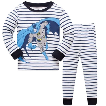 2020 copii seturi de pijamale Copii baieti haine Dinozaur motor de Foc pijamas baieti tigru desene animate cu maneci lungi tricou+Pantaloni 2 buc