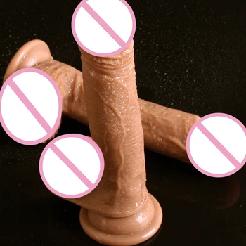 Lupul negru Realist Penis Super Mari Dildo Cu ventuza Jucarii Sexuale pentru Femei Produse pentru Sex de sex Feminin Masturbari Penis