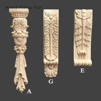 Dropshipping clasic Roman coloana masiv sculptat sculptură decor Chinez stud beam grindă de sprijin mobilier șemineu cabinet