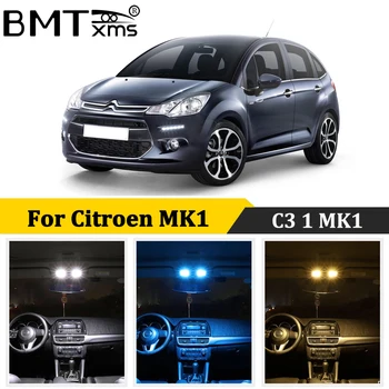 BMTxms 8Pcs Canbus LED-uri Auto de Interior Lumina de Înmatriculare Kit de Lumina Pentru Citroen C3 1 MK1 Hatchback FC FN Pentru Cabrio Pluriel HB