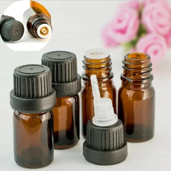 10ml Gol Amber Brown Sticlă Sticlă de Parfum Dropper Sticle de Ulei Esențial Doterra Lichid Aromoterapie Flacoane Cosmetice Containere