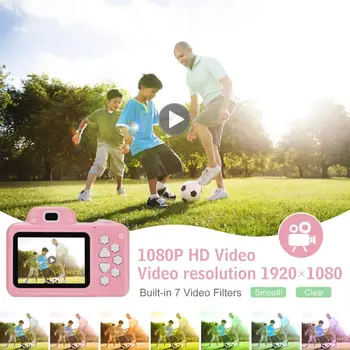 Copii de fotografiat digital pentru 3-10 ani băieți și fete, reîncărcabilă video HD camera pentru copii, mini-self-timer camera cu