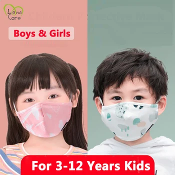 Pentru 3-12 Ani Copii Masca De Fata Masca De Filtre Reutilizabile Bumbac Masca Pentru Copii Masca