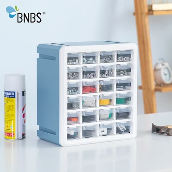 BNBS Machiaj Organizator Cutie de Depozitare Pentru Jucarii Instrumente Pot Regla cutie de Plastic Lroning Margele 24 De Sertare Cosmetice Organizator
