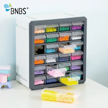 BNBS Machiaj Organizator Cutie de Depozitare Pentru Jucarii Instrumente Pot Regla cutie de Plastic Lroning Margele 24 De Sertare Cosmetice Organizator