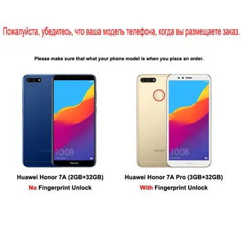 Pentru Huawei Honor 7a caz din Piele de Lux, Flip cover Stand Slot pentru Card de Cazuri Pentru Huawei Honor 7A Pro Y6 2018 funda Fără magneți