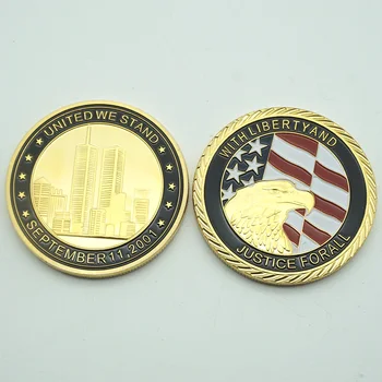 Un eșantion statele UNITE ale americii Libertatea 911 Monede World Trade Center, Clădirea Amintiți-vă de Monede Suvenir Replica Monede
