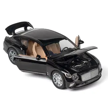 RCtown 1/24 Înalt aliat Mașină de Jucărie pentru Bentley Mulsanne Extended Edition Aliaj Metal Model de Vehicul Jucarii Cu Sunet de Lumină Deschide Ușile