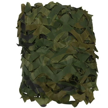 7m x 1,5 m Woodland Camuflaj Net de Fotografiere Ascunde Armata Net de Vânătoare Camuflaj de Compensare