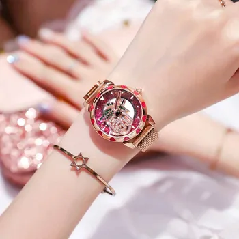 NAKZEN Cuarț Femei Ceasuri de Lux de Moda Doamnelor Ceas de mână din Oțel Inoxidabil Montre Femme Viața Impermeabil Ceas Relogio Feminino