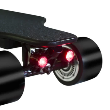 4buc Skateboard Lumini LED-uri de Noapte de Avertizare de Siguranță Lumini de 4 Roți de Skateboard Longboard