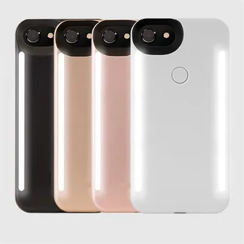 Selfie Lumina de Telefon Pentru iPhone XS Max XR X 10 Caz Pentru iPhone 7 8 Plus cu Lumini Flash de Lux Pentru i Phone 6 Plus 6s X Capac