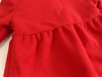 Copilul Fetele Roșu De Lână, Îmbrăcăminte Exterioară Geaca De Fete Groasa De Toamna Iarna Cu Gluga Copii Red Arc De Lână Sacou Copil Haina Rosie