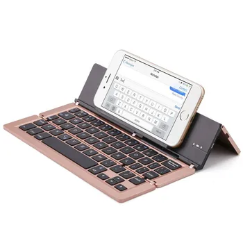 Portabil Din Aluminiu Pliere Blueteeh Tastatura Pliabila Compatibil A0538-1 Desktop Office Divertisment Accesorii