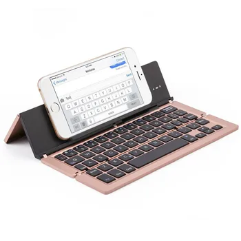 Portabil Din Aluminiu Pliere Blueteeh Tastatura Pliabila Compatibil A0538-1 Desktop Office Divertisment Accesorii