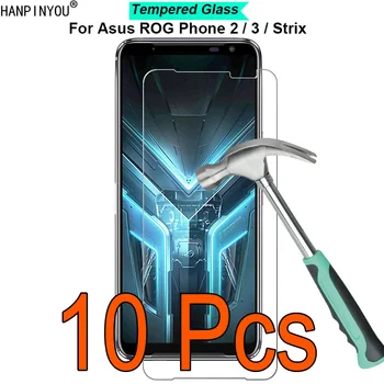 10 Pc-uri Pentru Asus ROG Telefon II 2 ZS660KL / 3 ZS661KS / Strix Duritate 9H 2.5 D Călită Călită de Sticlă de Film Protector de Ecran