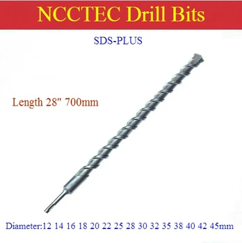 [SDS PLUS 700mm lungime] 10 12 14 16 18 20 22 25 28 30 32 35 38 40 42mm aliaj de carbură de perete core drill bits | 28