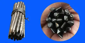 36pcs 4mm Pumni de Otel de Flori Pumn de Timbru Stabilite Pentru Piele Imprimare Instrument de Bijuterii de Metal Ștampilarea Instrument DIY