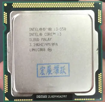 Intel Core i3-550 I3 550 Procesor Dual-Core (4M Cache, 3.20 GHz) LGA1156 Desktop CPU de lucru în mod corespunzător Procesor Desktop