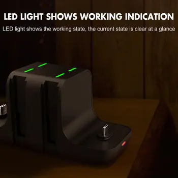 6-în-1 de Încărcare de Andocare Pentru Nintend Pentru a Comuta Bucurie-con Controller LED Încărcător Pentru Nintend Pentru a Comuta Pro Gamepad Taxa de Sta