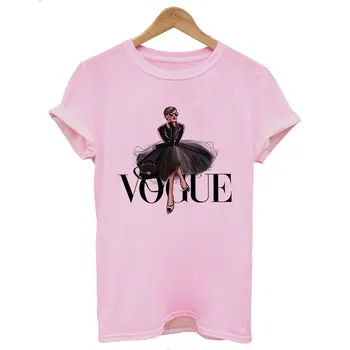 Camisetas Verano Mujer de Vara Plus Dimensiunea Femei Subțire Secțiunea T Shirt de Imprimare Vogue Scrisoare Harajuku Casual Estetice Femeie T-shirt