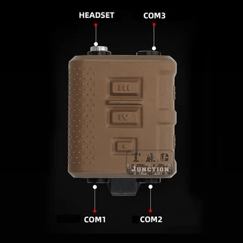 FCS V60 Tactice ASV Kit 6 PINI Cablu Adaptor KN6 Să U174/U Transmițător Receptor Conector Pentru AMP Comtac III Comtac3 Cască DE