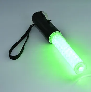 260 Multi-funcțional Flashinglight PVC de Trafic Bastonul Fluorescent LED Evacuare de Urgență instrument de Vehicule Flash W Bastoane
